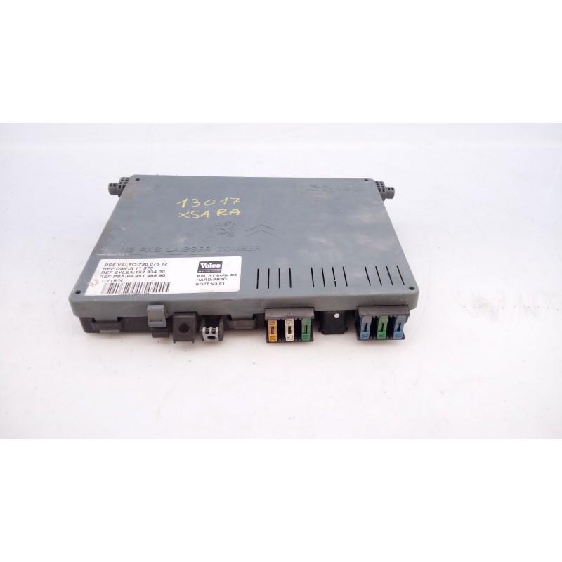 Recambio de caja reles / fusibles para citroën xsara (n1) 1.9 d referencia OEM IAM 73007612 9645148880 E3-B2-24-3