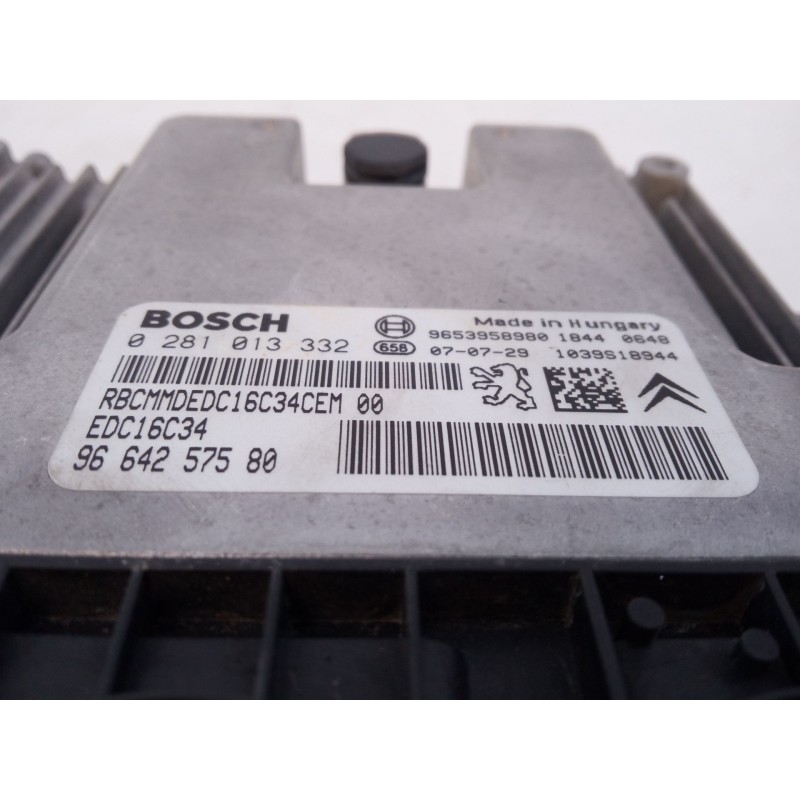 Recambio de centralita motor uce para peugeot 308 i (4a_, 4c_) 1.6 hdi referencia OEM IAM 0281013332 9664257580 E3-B2-29-4