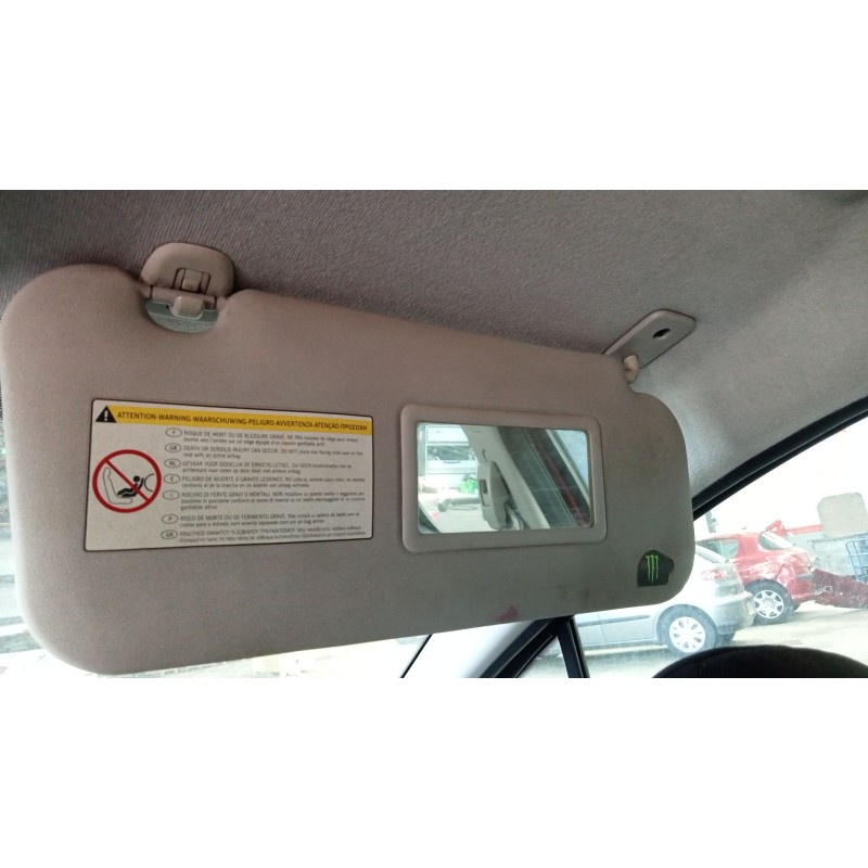 Recambio de parasol derecho para peugeot 207 furgoneta/hatchback (wa_, wc_) 1.4 hdi referencia OEM IAM   