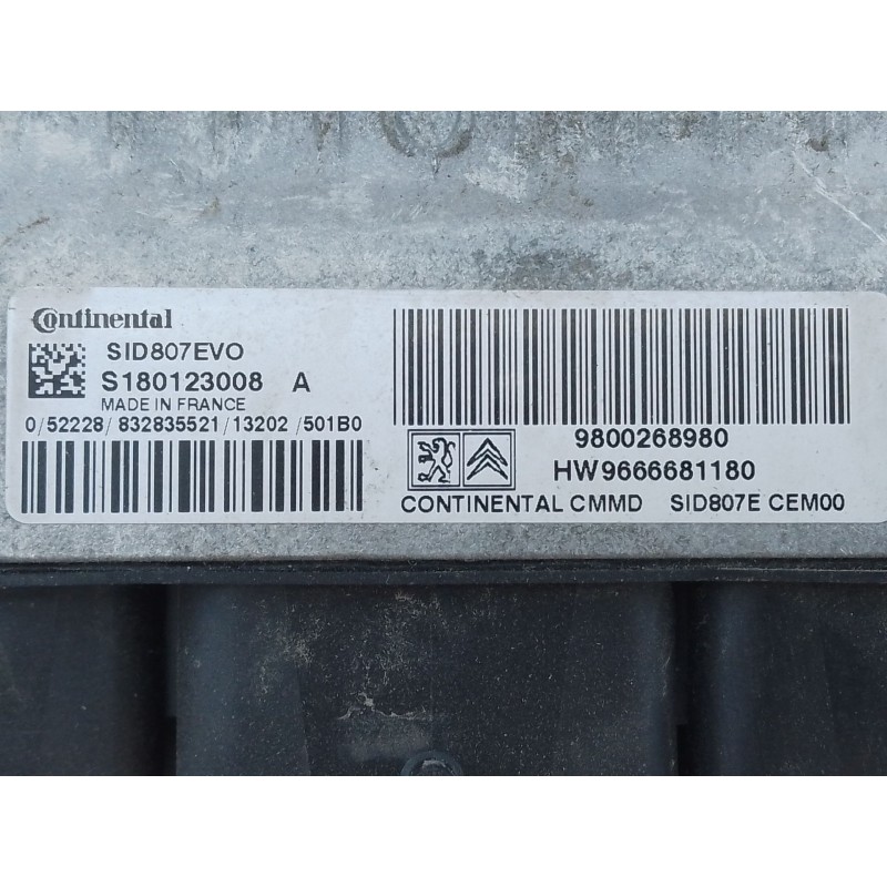 Recambio de centralita motor uce para citroën berlingo multispace (b9) 1.6 hdi 115 referencia OEM IAM 9800268980  E3-B2-34-2