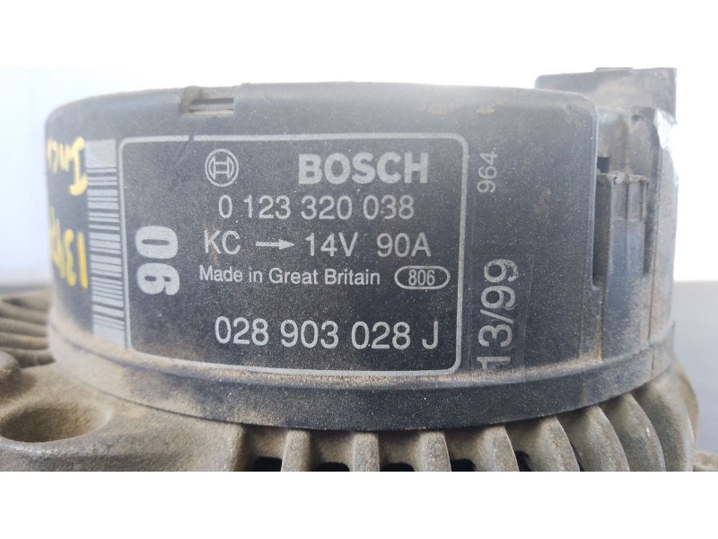 Recambio de alternador para seat inca (6k9) 1.9 sdi referencia OEM IAM   