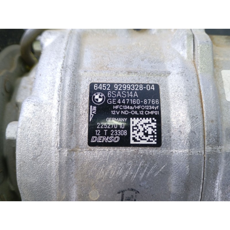 Recambio de compresor aire acondicionado para bmw serie 3 lim. (f30) 320d referencia OEM IAM   