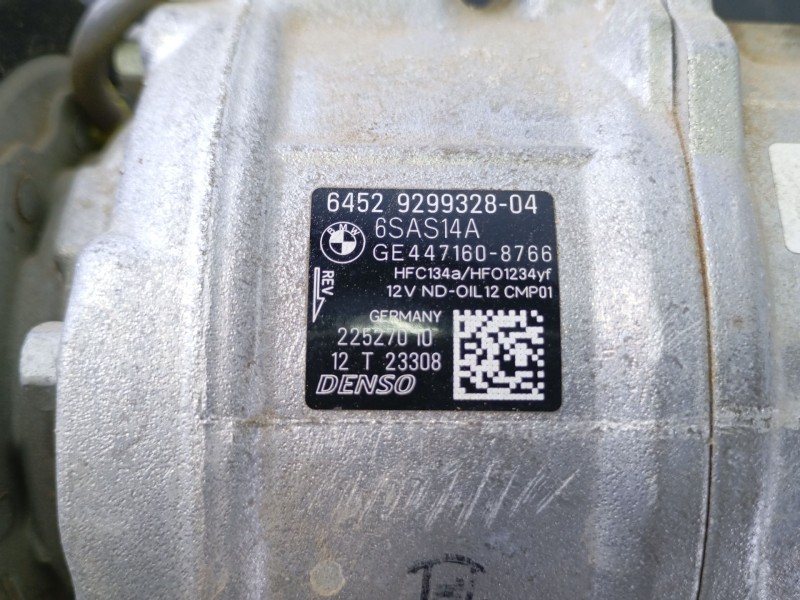 Recambio de compresor aire acondicionado para bmw serie 3 lim. (f30) 320d referencia OEM IAM   