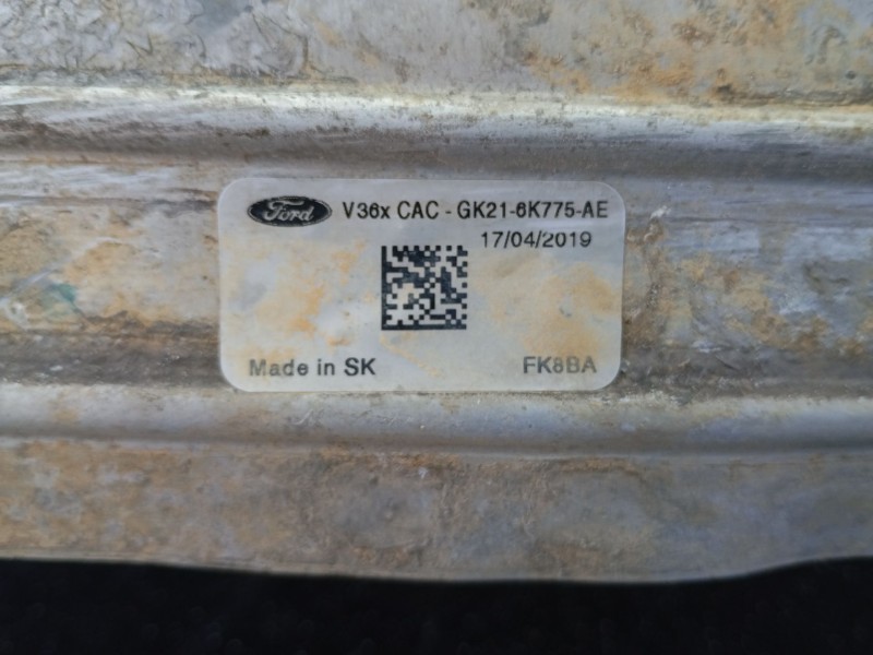 Recambio de intercooler para ford transit custom kasten panther referencia OEM IAM   