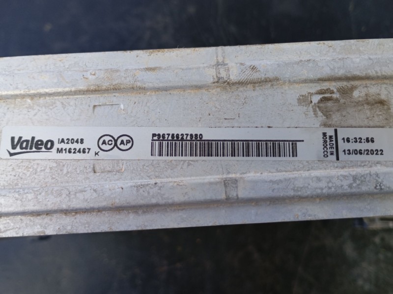 Recambio de intercooler para opel corsa f (p2jo) 1.2 (68) referencia OEM IAM P9676627980  