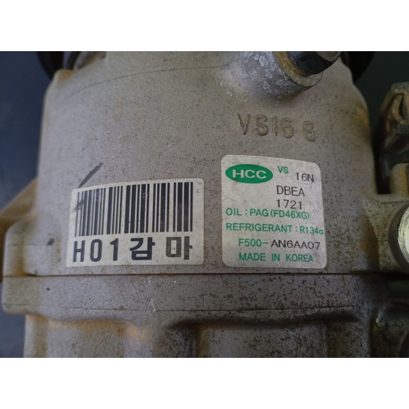 Recambio de compresor aire acondicionado para renault clio iii (br0/1, cr0/1) 1.5 dci (br17, cr17) referencia OEM IAM F500AN6AA0