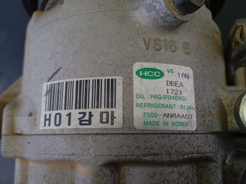 Recambio de compresor aire acondicionado para renault clio iii (br0/1, cr0/1) 1.5 dci (br17, cr17) referencia OEM IAM F500AN6AA0