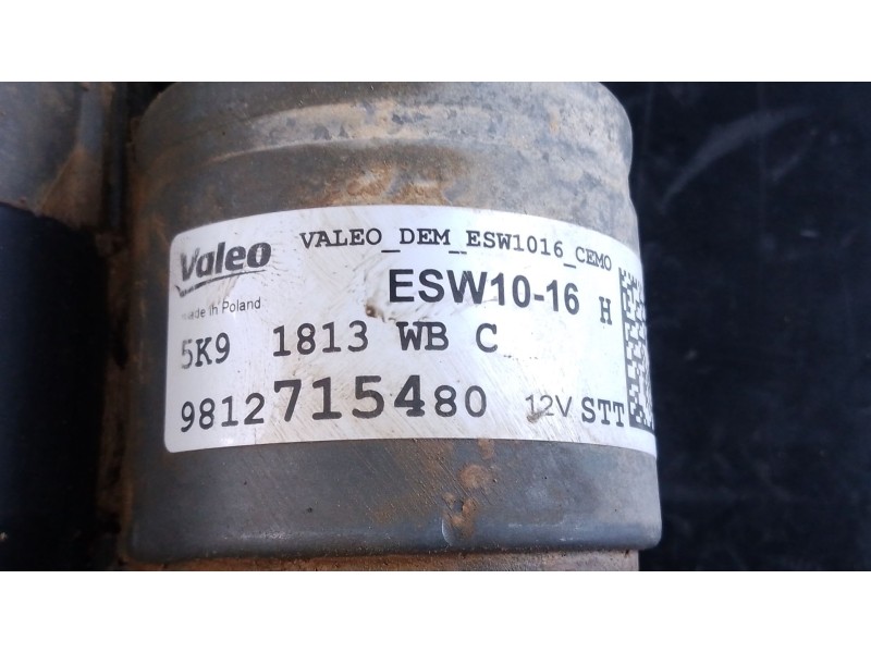 Recambio de motor arranque para peugeot 3008 ii suv (mc_, mr_, mj_, m4_) 1.2 thp/ puretech 130 (mrhnsm, mrhnsu, mrhnsj, mrhnyw,.