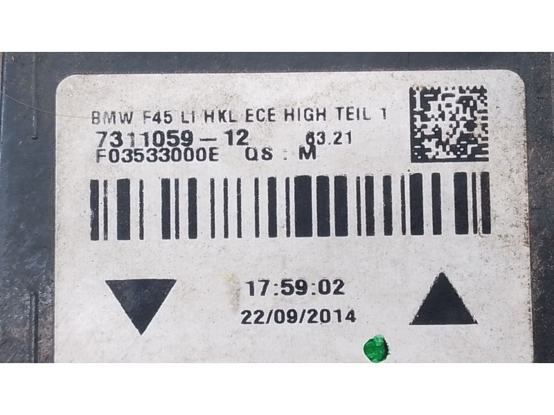 Recambio de piloto trasero izquierdo para bmw serie 2 active tourer (f45) 218d luxury line referencia OEM IAM   