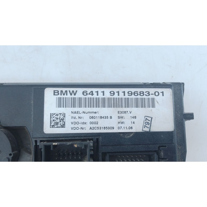 Recambio de mando climatizador para bmw serie 1 berlina (e81/e87) 118d referencia OEM IAM   