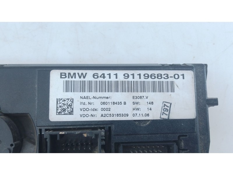 Recambio de mando climatizador para bmw serie 1 berlina (e81/e87) 118d referencia OEM IAM   