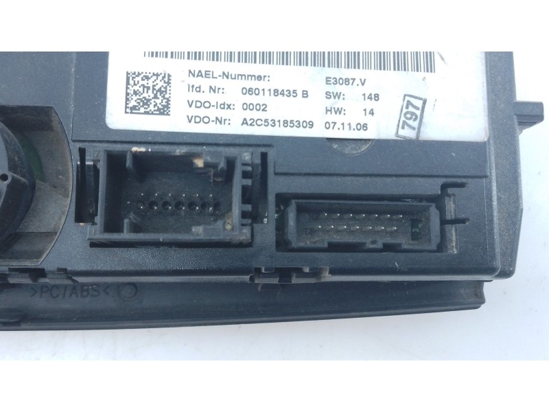 Recambio de mando climatizador para bmw serie 1 berlina (e81/e87) 118d referencia OEM IAM   