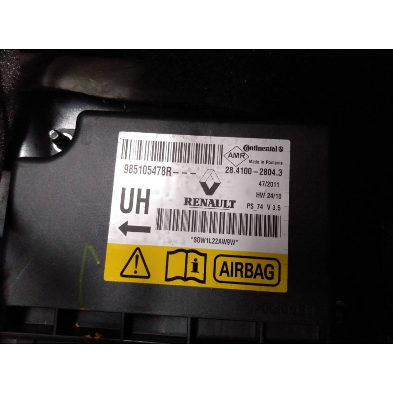 Recambio de centralita airbag para renault megane iii sport tourer dynamique referencia OEM IAM 985105478R  