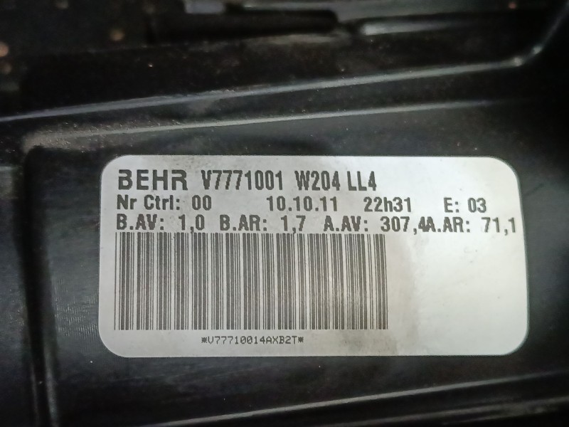 Recambio de ventilador calefaccion para mercedes-benz clase c t-model (s204) c 200 cdi (204.201) referencia OEM IAM   