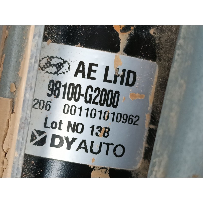 Recambio de motor limpia delantero para hyundai ioniq (ae) 1.6 gdi hybrid referencia OEM IAM 98100G2000  