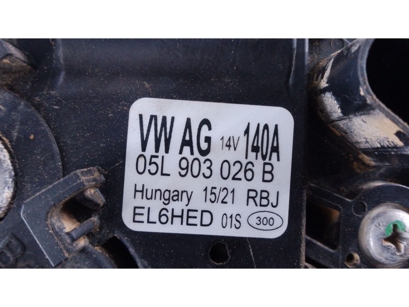 Recambio de alternador para audi q3 sportback (f3n) 35 tdi referencia OEM IAM   