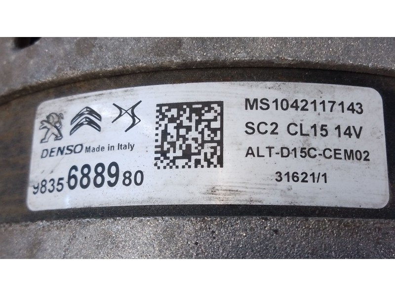Recambio de alternador para citroën c4 iii (ba_, bb_, bc_) 1.2 puretech 130 (bahnsa, bahnsb) referencia OEM IAM   