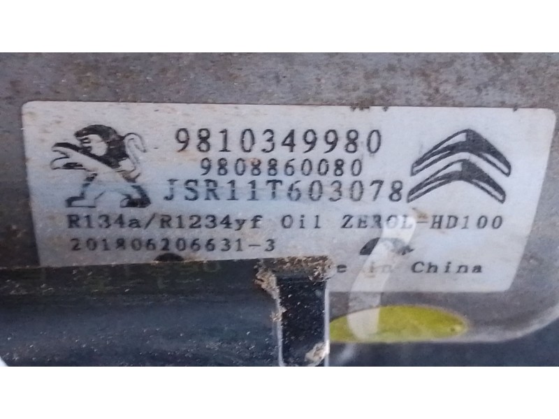 Recambio de compresor aire acondicionado para peugeot 208 i (ca_, cc_) 1.2 vti 82 referencia OEM IAM   