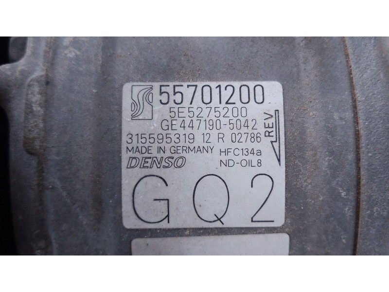 Recambio de compresor aire acondicionado para opel corsa e selective referencia OEM IAM   