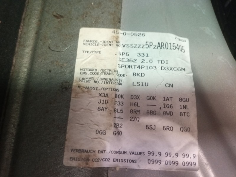 seat altea xl (5p5, 5p8) del año 2006