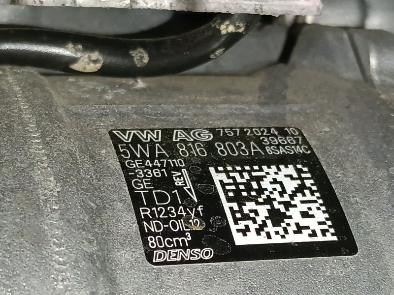 Recambio de compresor aire acondicionado para cupra leon sportstourer (kl8, ku8, kud) 1.5 etsi referencia OEM IAM   