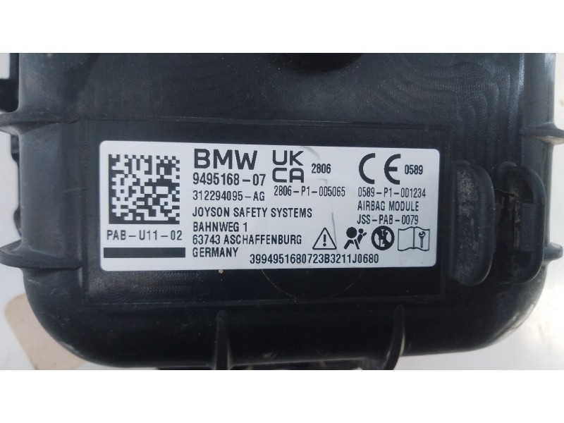 Recambio de airbag delantero derecho para bmw x1 (u11) sdrive 20 i mild-hybrid referencia OEM IAM   