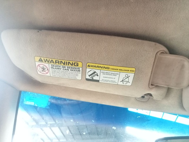 Recambio de parasol izquierdo para jeep grand cherokee ii (wj, wg) 3.1 td 4x4 referencia OEM IAM   