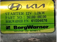 Recambio de motor arranque para kia ceed (cd) 1.0 t-gdi referencia OEM IAM    2