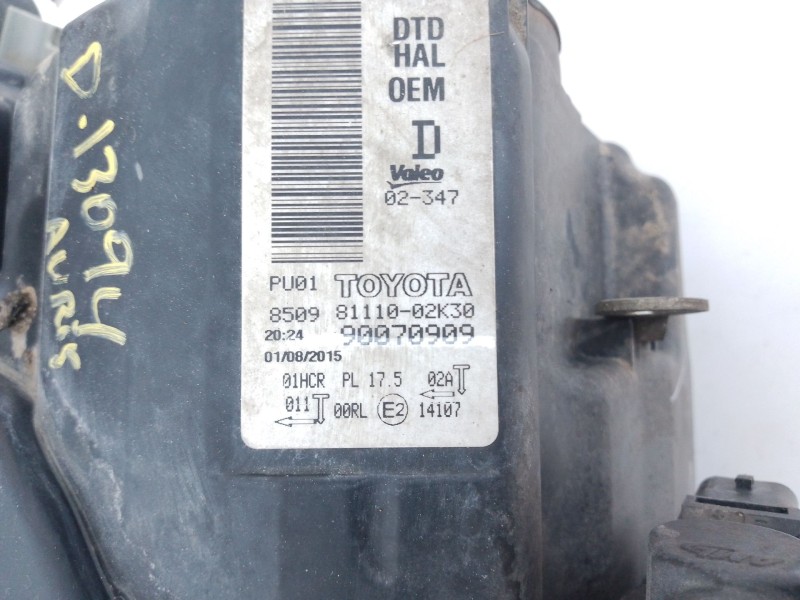 Recambio de faro derecho para skoda fabia combi familiar comfort referencia OEM IAM   