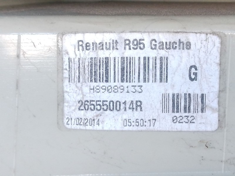 Recambio de piloto trasero izquierdo para renault scenic iii 1.9 dci diesel fap referencia OEM IAM 265550014R  E1-A1-15-2