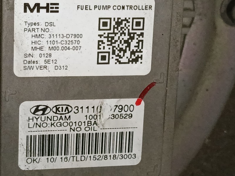 Recambio de aforador para hyundai tucson (tl, tle) 1.7 crdi referencia OEM IAM   