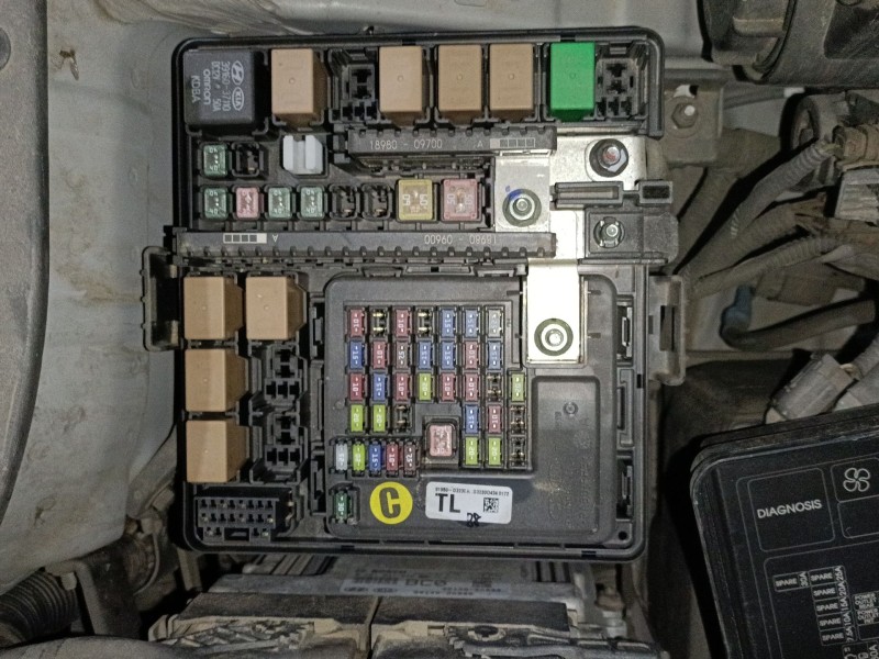Recambio de caja reles / fusibles para hyundai tucson (tl, tle) 1.7 crdi referencia OEM IAM   
