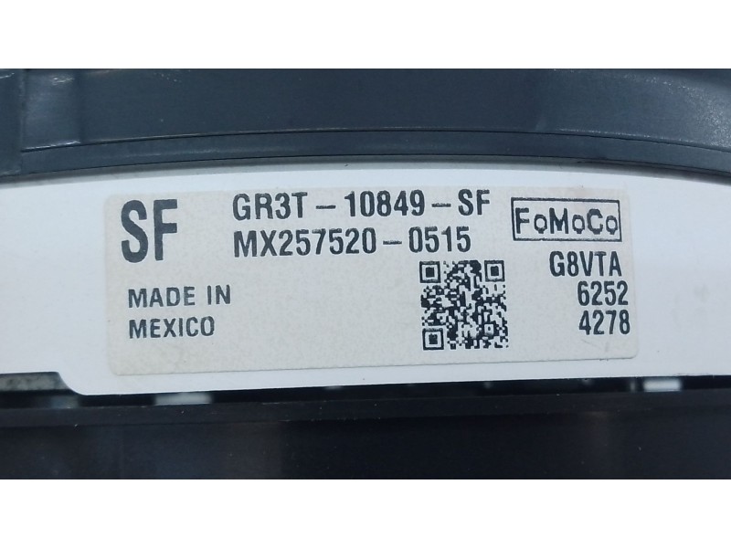 Recambio de cuadro instrumentos para ford usa mustang coupé 2.3 ecoboost referencia OEM IAM GR3T10849SF MX257520 