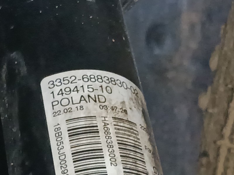 Recambio de amortiguador trasero derecho para bmw 3 (f30, f80) 320 d referencia OEM IAM 33526883830  