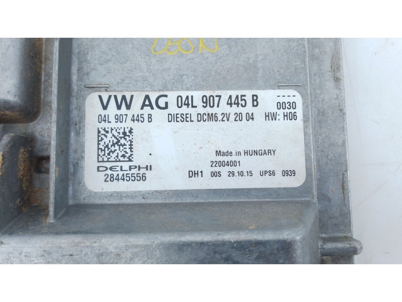 Recambio de centralita motor uce para seat leon (5f1) 1.6 tdi referencia OEM IAM 04L907445B 28445556 