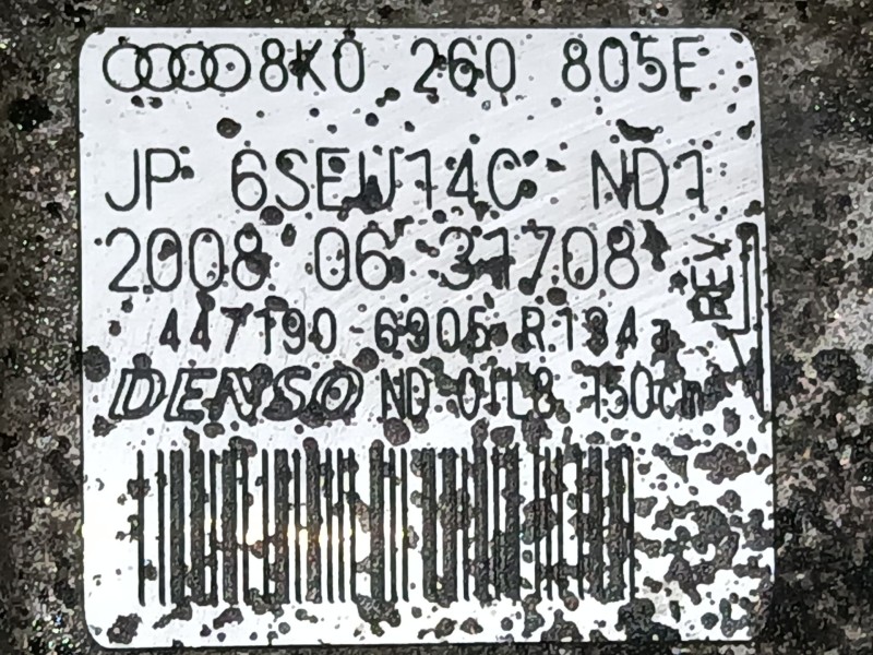 Recambio de compresor aire acondicionado para audi a4 b7 (8ec) 2.0 tdi referencia OEM IAM   