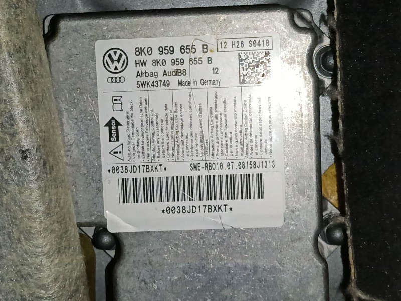Recambio de kit airbag para audi a4 b7 (8ec) 2.0 tdi referencia OEM IAM   
