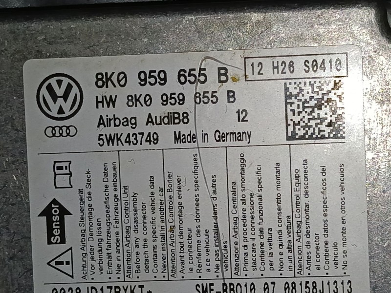 Recambio de kit airbag para audi a4 b7 (8ec) 2.0 tdi referencia OEM IAM   