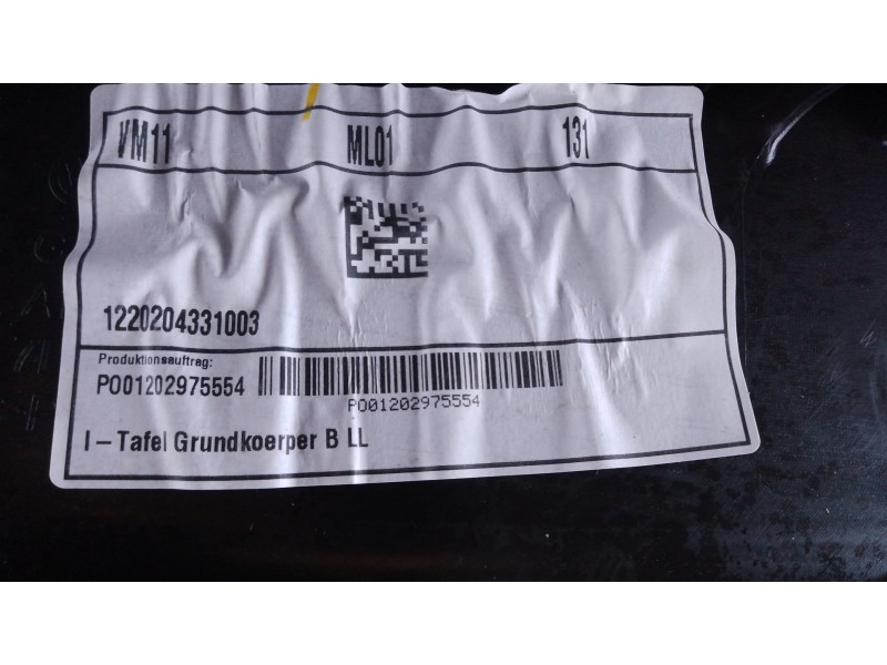 Recambio de salpicadero para volkswagen transporter t6 / caravelle t6 autobús (sgb, sgj, shb, shj) 2.0 tdi referencia OEM IAM   