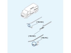 Recambio de rodillo puerta lateral derecha para renault master iii furgoneta (fv) 2.3 dci 125 fwd (fv0c, fv0d, fv0g, fv0h, fv0j, 2