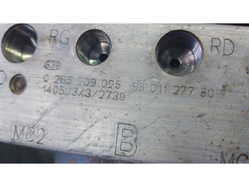 Recambio de abs para peugeot partner furgoneta/monovolumen 1.6 hdi / bluehdi 75 referencia OEM IAM 9801127780  