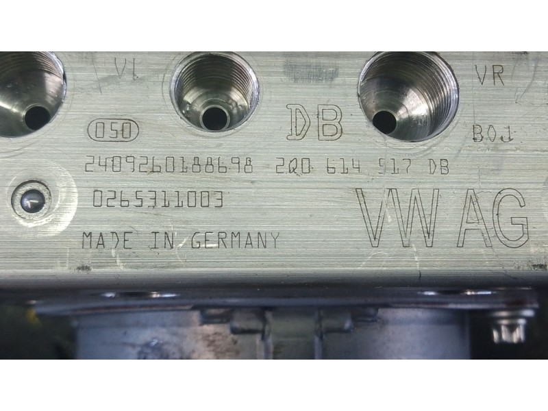 Recambio de abs para skoda kamiq (nw4) 1.0 tsi referencia OEM IAM 2Q0614917DB 0265311003 
