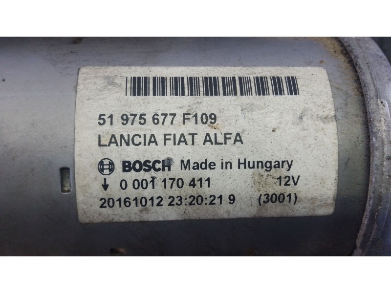 Recambio de motor arranque para jeep renegade suv (bu, b1, bv) 1.4 4x4 referencia OEM IAM 160629A  