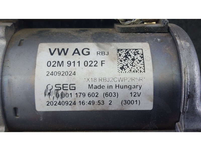 Recambio de motor arranque para skoda kamiq (nw4) 1.0 tsi referencia OEM IAM   