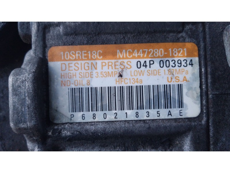 Recambio de compresor aire acondicionado para jeep grand cherokee iv (wk, wk2) 3.0 crd v6 4x4 referencia OEM IAM   