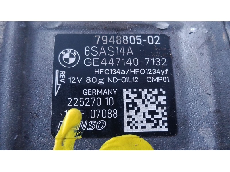 Recambio de compresor aire acondicionado para bmw 3 (g20, g80, g28) 320 d mild-hybrid referencia OEM IAM   
