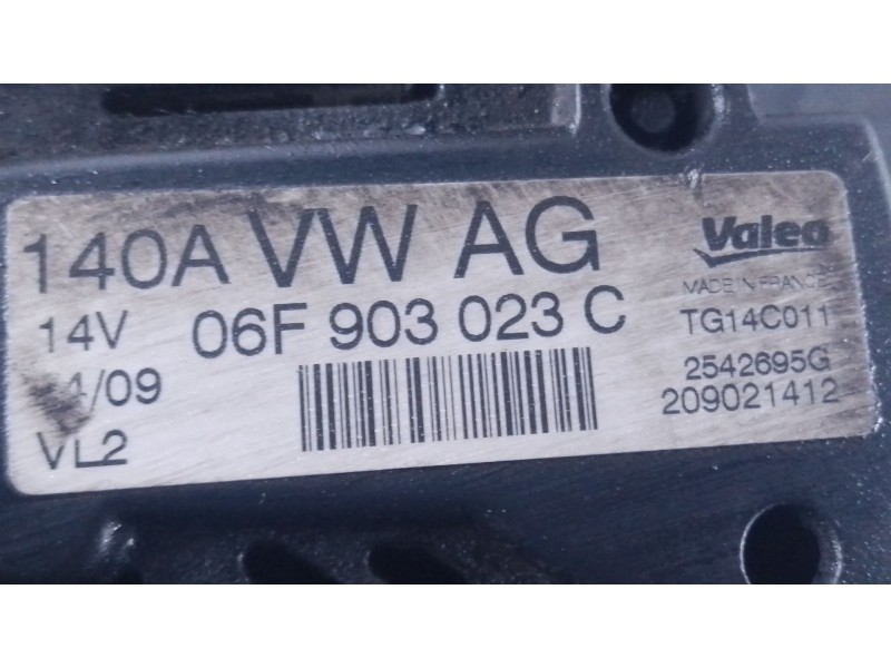 Recambio de alternador para seat altea xl (5p5, 5p8) 2.0 tdi 16v referencia OEM IAM   
