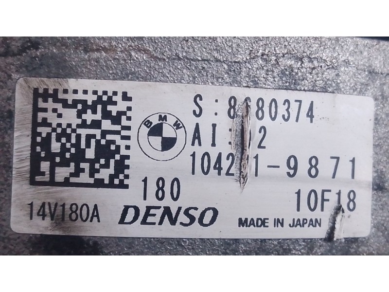 Recambio de alternador para mini mini (f55) cooper referencia OEM IAM   
