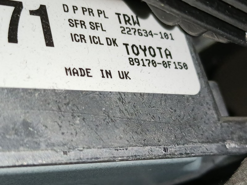 Recambio de kit airbag para toyota verso (_r2_) 1.6 d4-d (war20_) referencia OEM IAM   