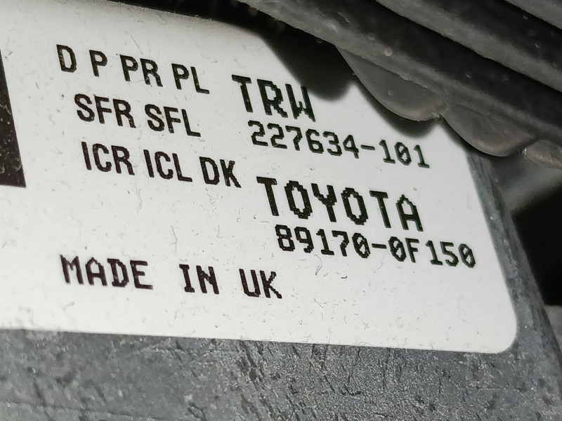 Recambio de kit airbag para toyota verso (_r2_) 1.6 d4-d (war20_) referencia OEM IAM   